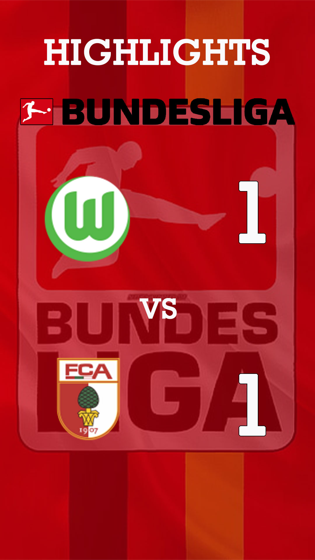 Wolfsburg 1 - 1 Augsburg | Highlight Bundesliga 24/25