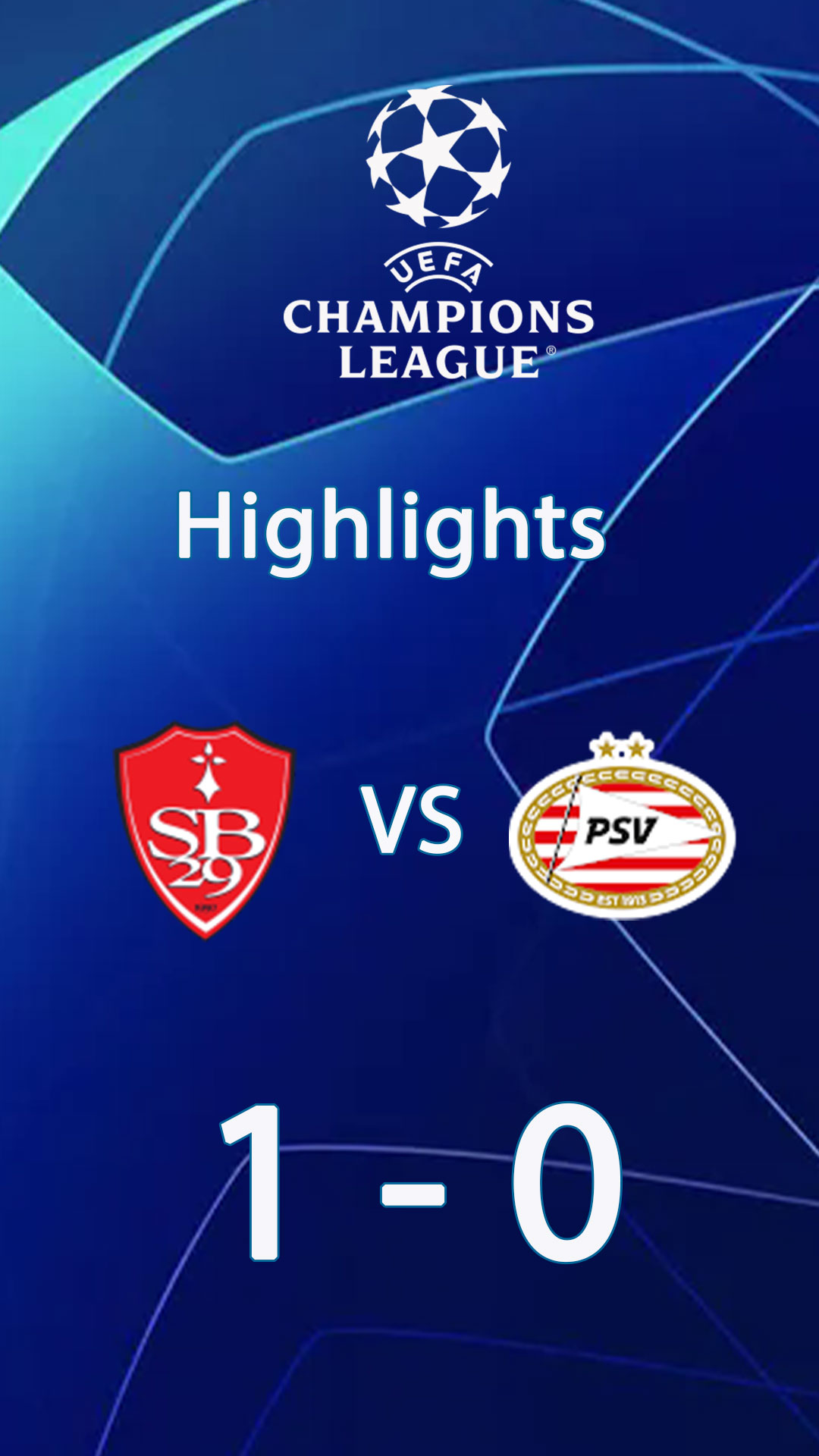 Brest 1-0 PSV | Highlight Champions League 24/25